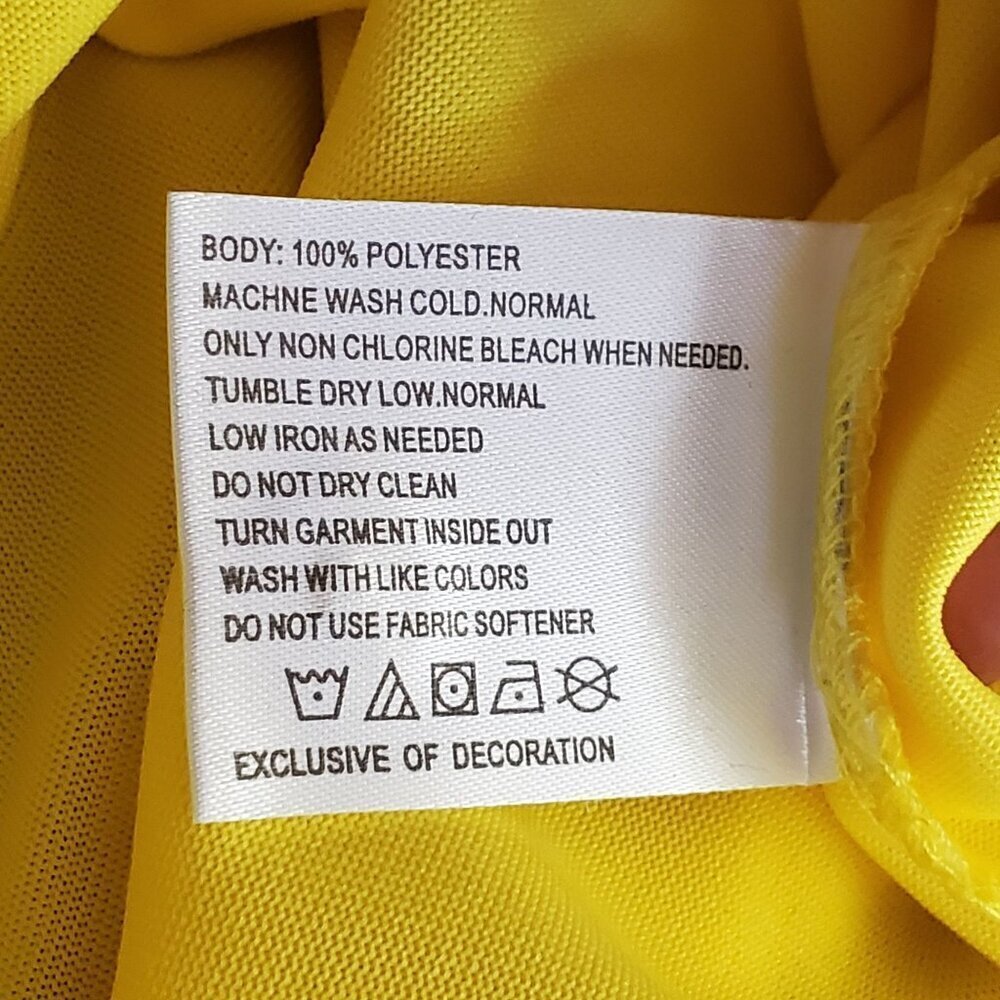 Clique Mens Yellow Tactical Polo Shirt XXL Short Sleeve NWT - Picture 8 of 11